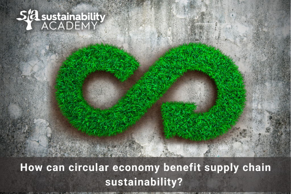 How can circular economy benefit supply chain sustainability ...