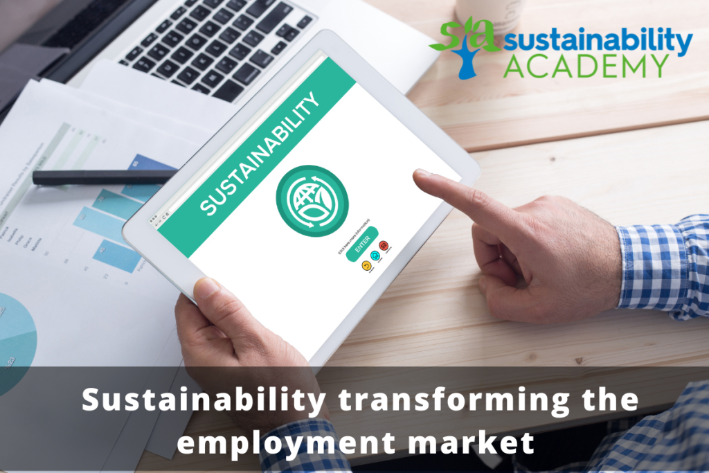 Sustainability transforming the employment market - Sustainability Academy