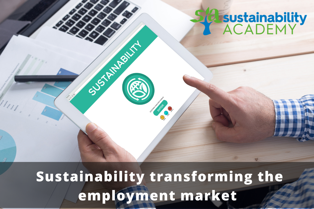 Sustainability transforming the employment market