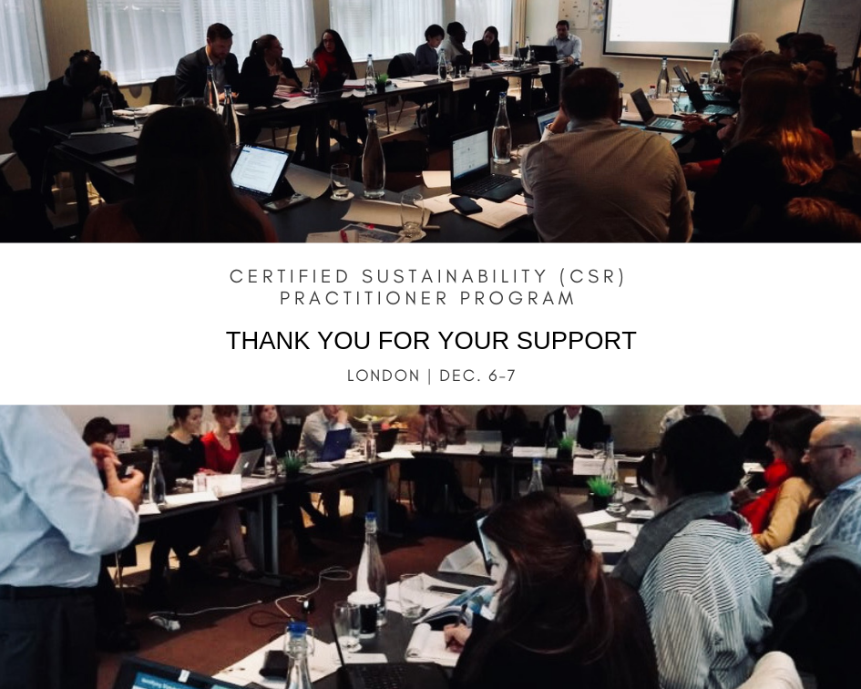 CSE’s London Sustainability Training Gives Insight into Global Best Practices
