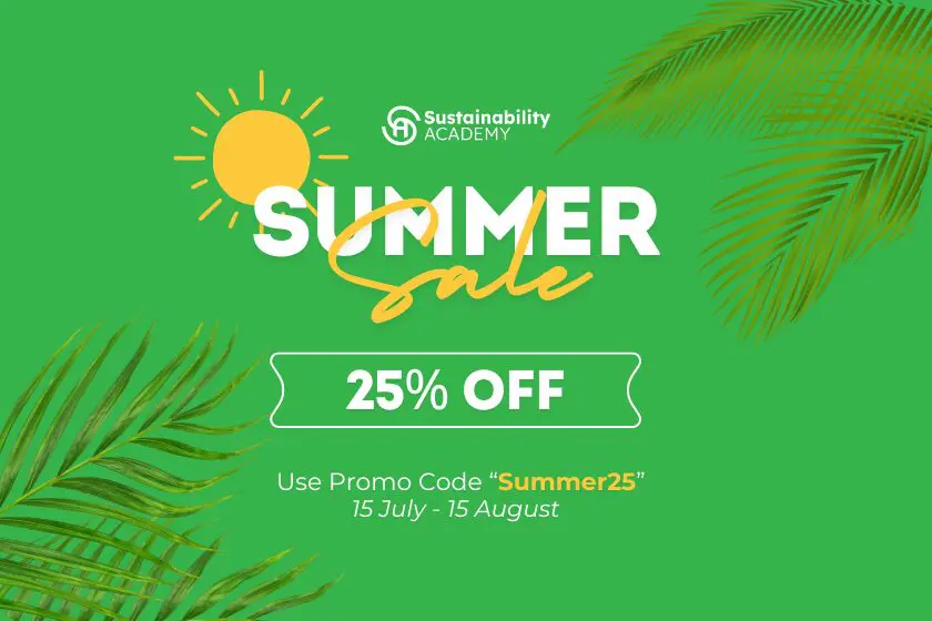 Améliorez votre carrière avec 25% Remise sur tous les cours de la Sustainability Academy
